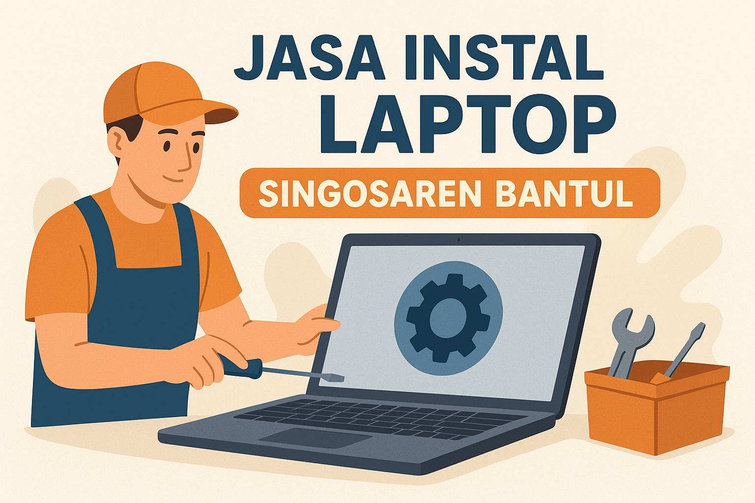 jasa instal ulang laptop singosaren bantul